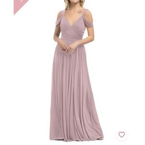 New Azazie Calla vintage mauve dress